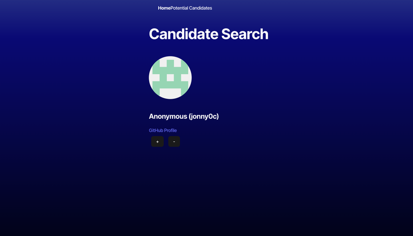 Candidate Scroller